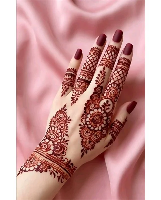 Neat Finger Rings New Henna Design Latest Designs Mehndi Design